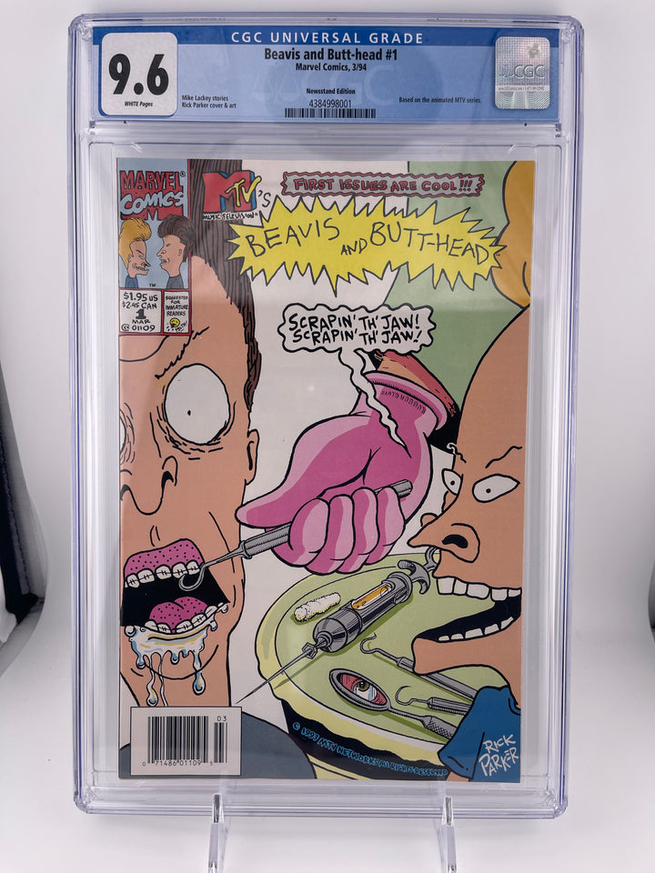 Beavis and Butthead #1 CGC 9.6 90's Newsstand very rare w/ high grade