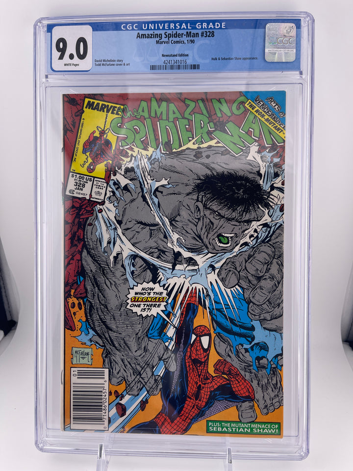 Amazing Spider Man #328 CGC 9.0 Newsstand