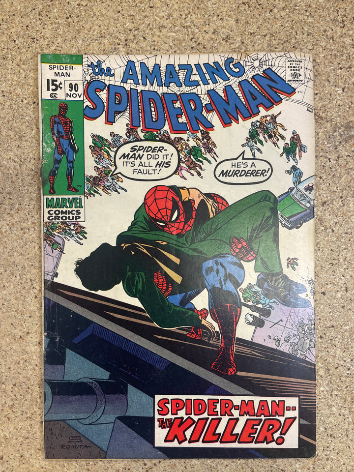 Amazing Spiderman #90 Death of Captain Stacy