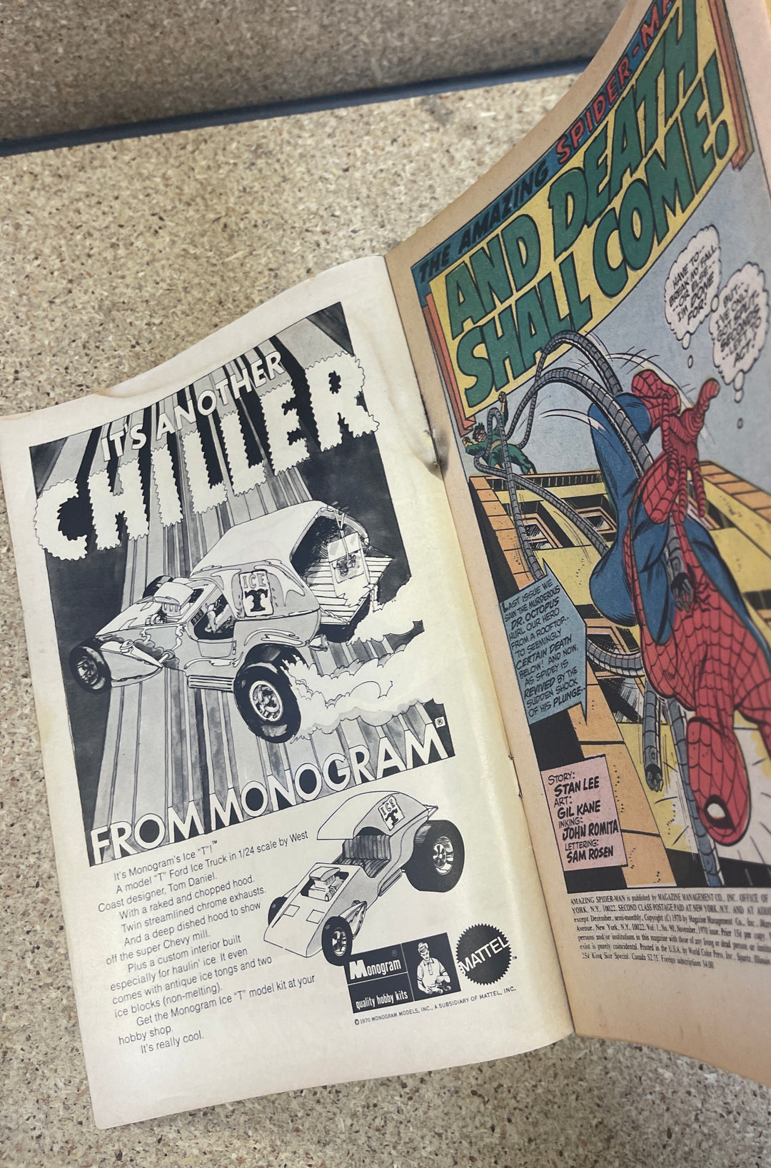 Amazing Spiderman #90 Death of Captain Stacy