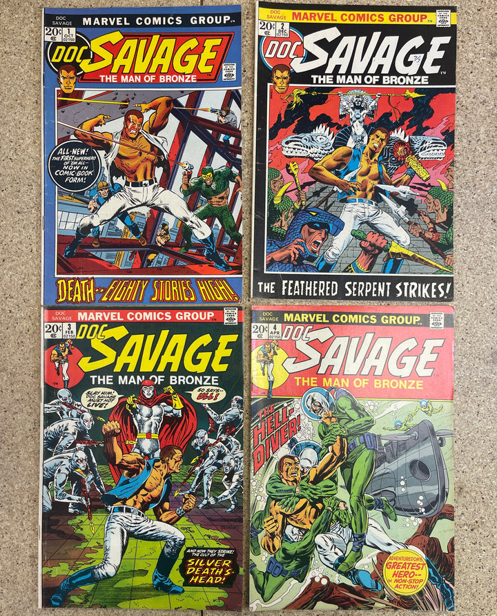 Doc Savage #1-8 plus G Size 1