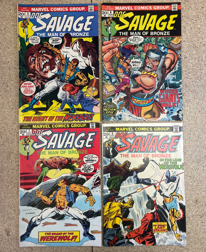 Doc Savage #1-8 plus G Size 1