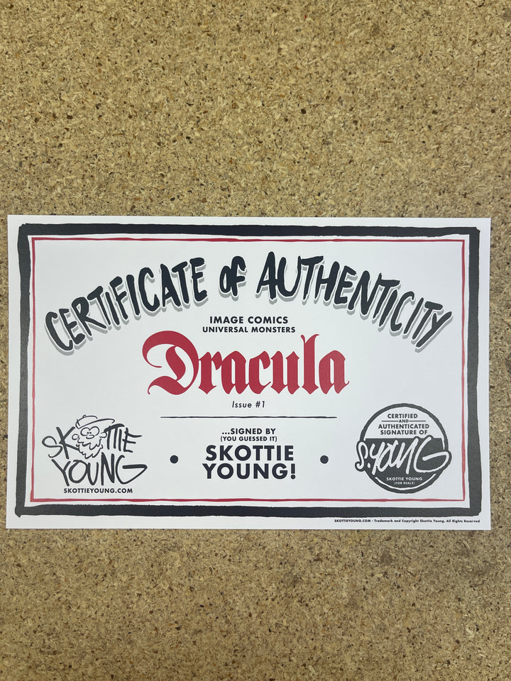 Universal Monsters Dracula #1 Skottie Young Exclusive Signature