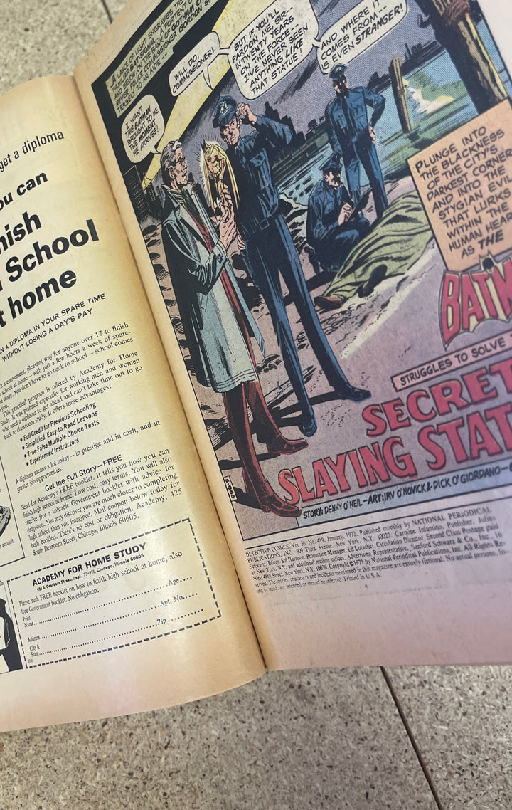 Detective Comics #419 Neal Adams