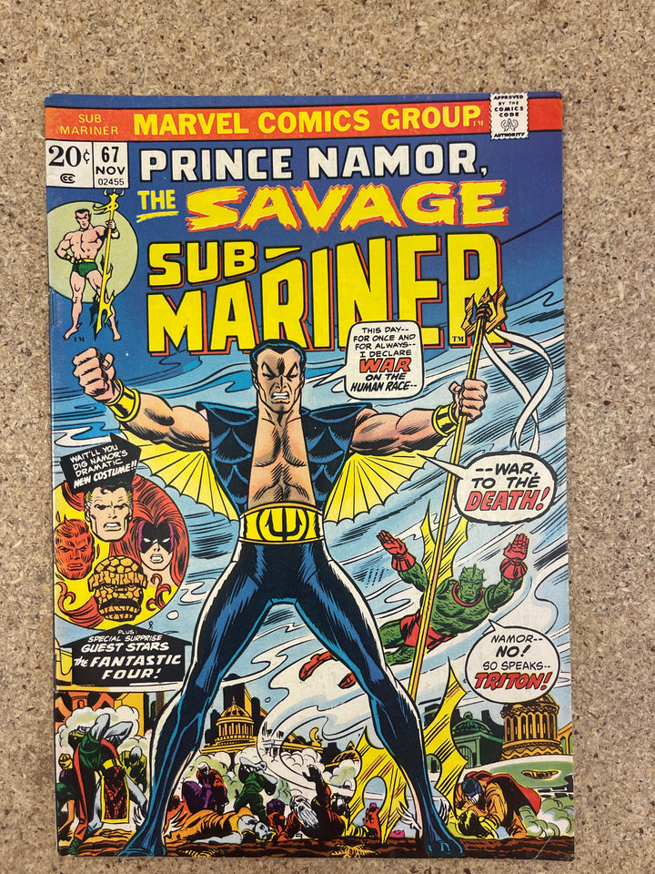 Sub Mariner #67 1st Black Costume
