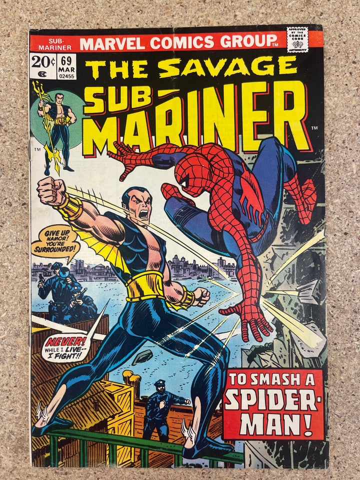 Sub Mariner #69 Spiderman