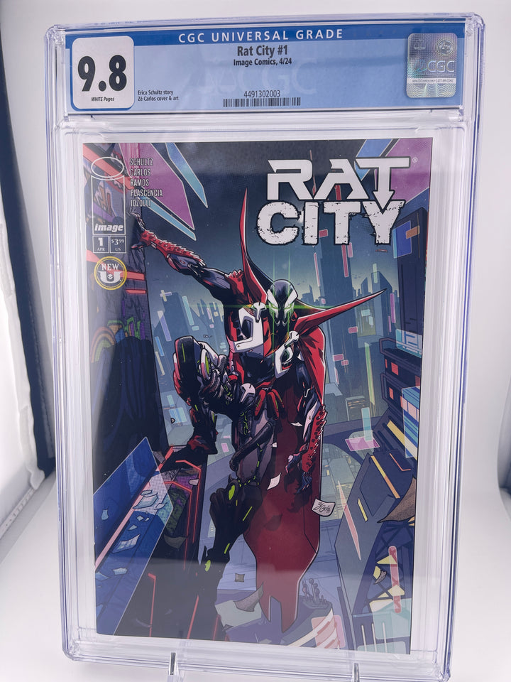 Rat City #1 CGC 9.8 1st app new Spawn, Peter