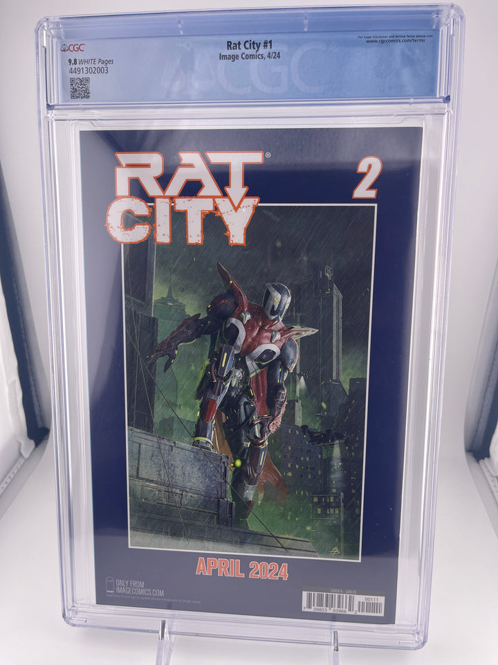 Rat City #1 CGC 9.8 1st app new Spawn, Peter