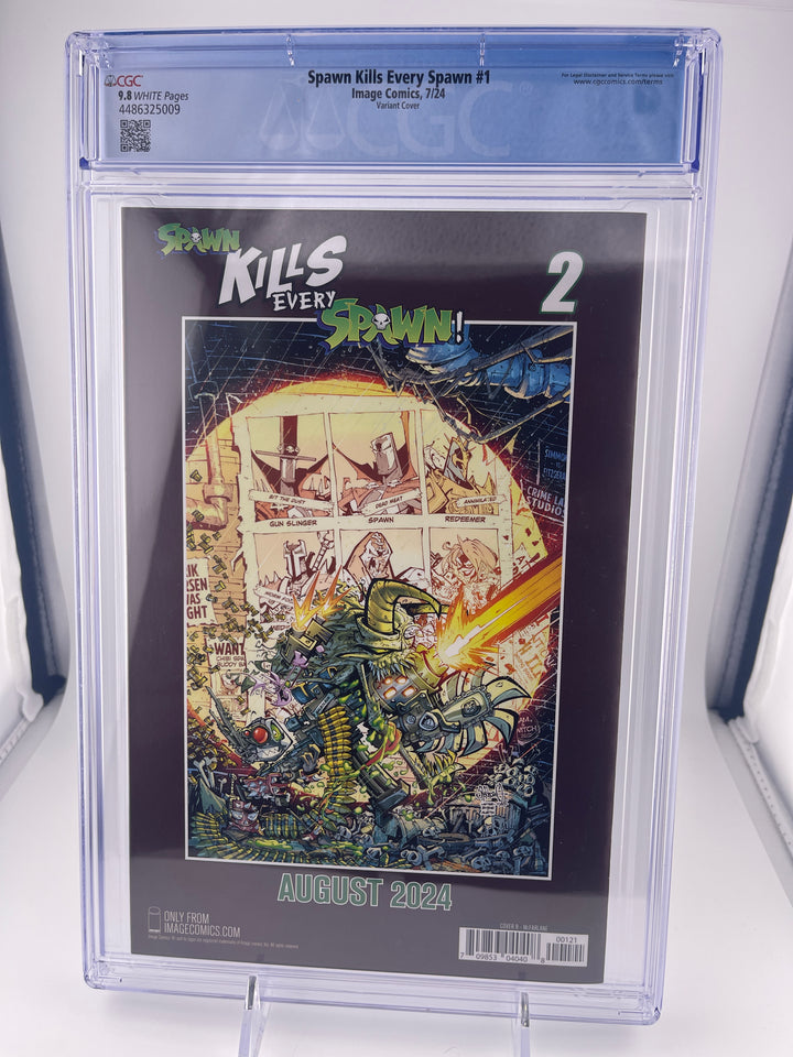 Spawn Kills Every Spawn #1 Unique McFarlane Cover, CGC 9.8