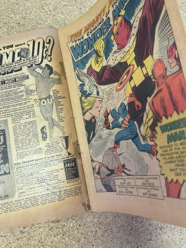 Avengers #9 1st Wonder Man