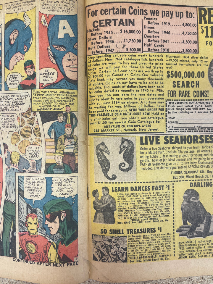 Avengers #9 1st Wonder Man