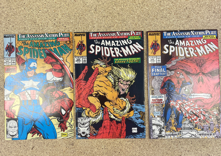 Amazing Spiderman #320-325 The Assassin Nation Plot