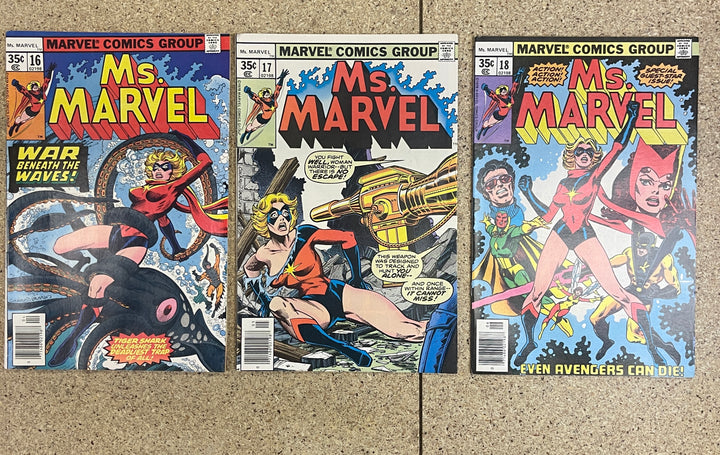 Ms. Marvel #16-18 1st Mystique