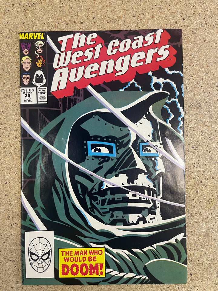West Coast Avengers #35 Dr. Doom