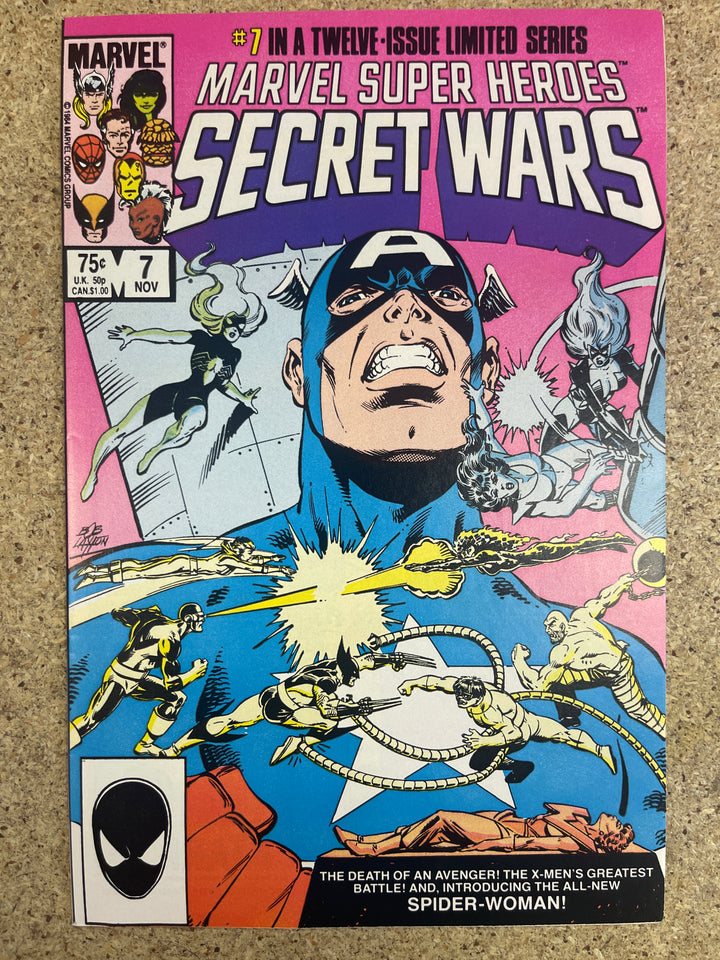 Marvel Super Heroes Secret Wars  #7 1st Julia Carpenter Spider Woman
