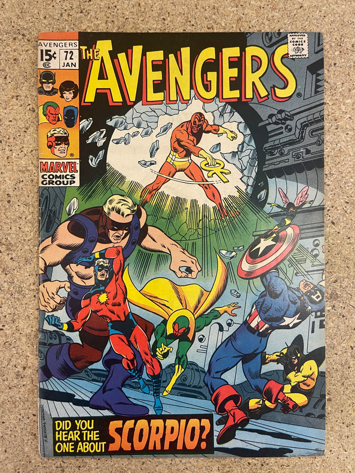 Avengers  #72 1st Zodiac