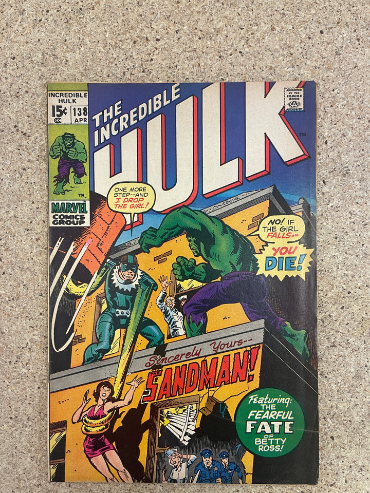 Incredible Hulk #138