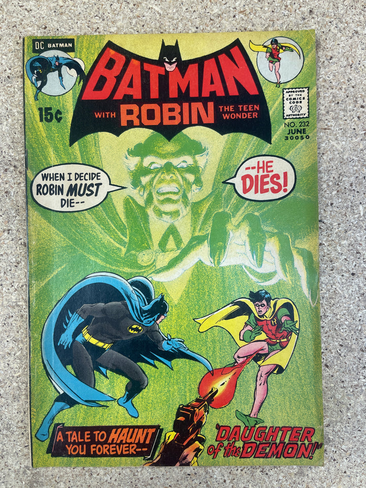 Batman #232 1st Ras Al Ghul