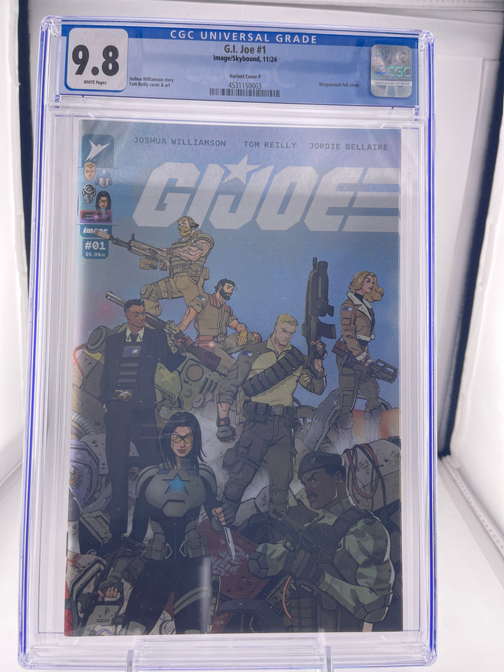 G. I. Joe #1 CGC 9.8 Cvr P Foil Energon