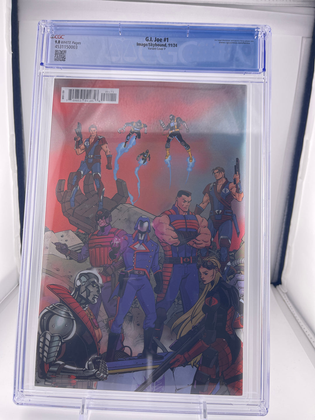 G. I. Joe #1 CGC 9.8 Cvr P Foil Energon