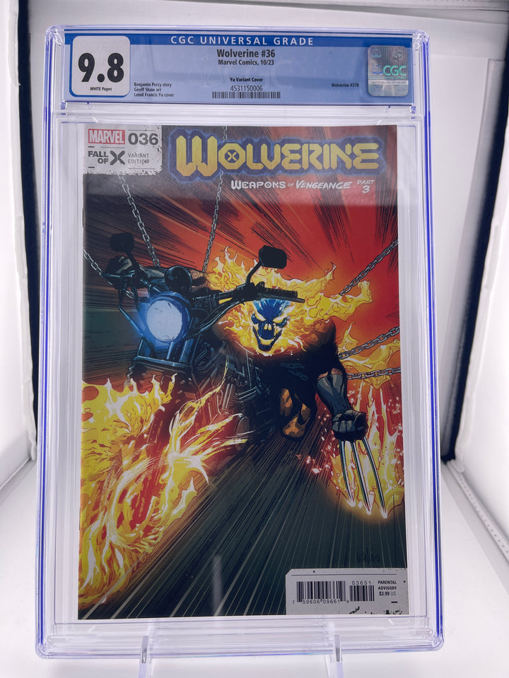 Wolverine #36 CGC 9.8 1st Hellverine