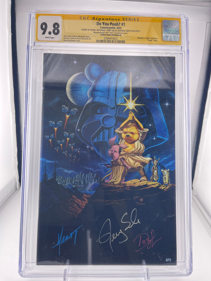 Do You Pooh? #1 CGC 9.8 3x auto