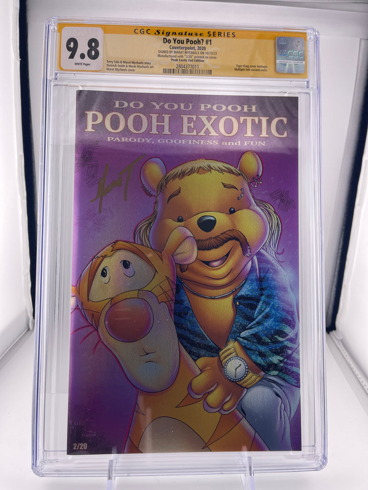 Do You Pooh? #1 CGC 9.8 Signed by Marat Mychaels #