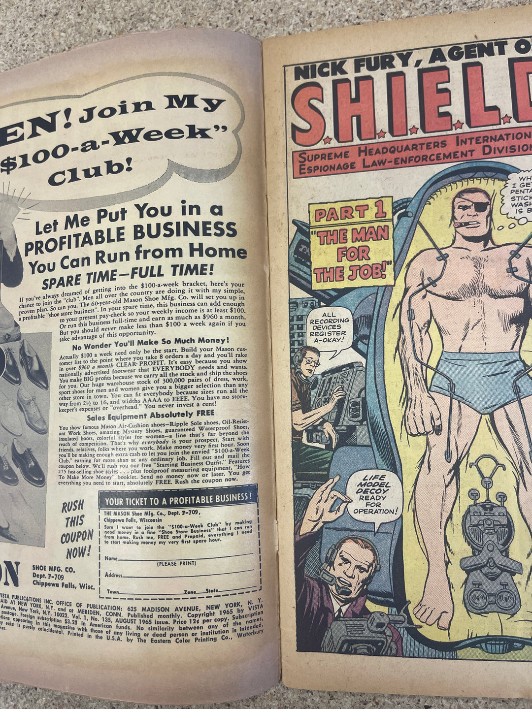 Strange Tales #135 1st Nick Fury