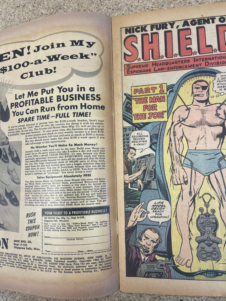 Strange Tales #135 1st Nick Fury