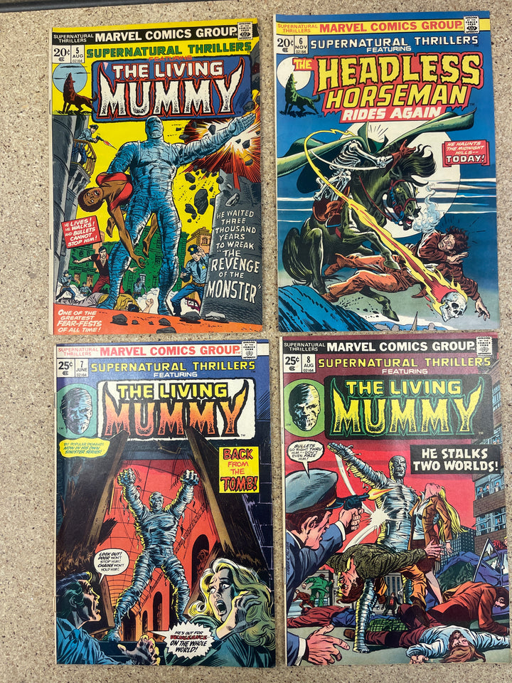 Supernatural Thrillers #1-8 1st Living Mummy