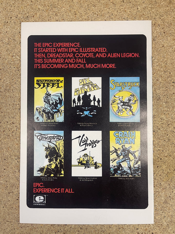 Coyote #11 1st Todd McFarlane Published Artwork