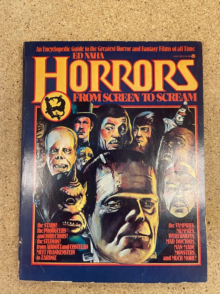 Horrors From Screen To Scream #1 Ed Naha Used paperback