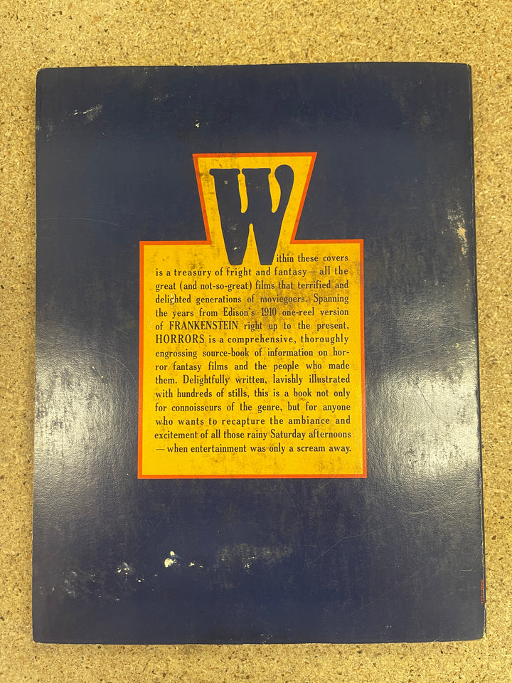 Horrors From Screen To Scream #1 Ed Naha Used paperback