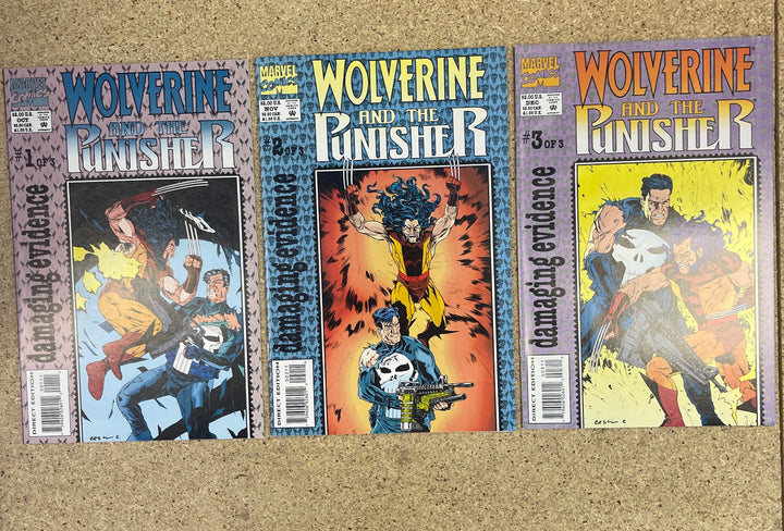 Wolverine and the Punisher Damaging Evidence #1-3