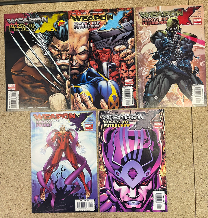 Weapon X Days of Future Now #1-5