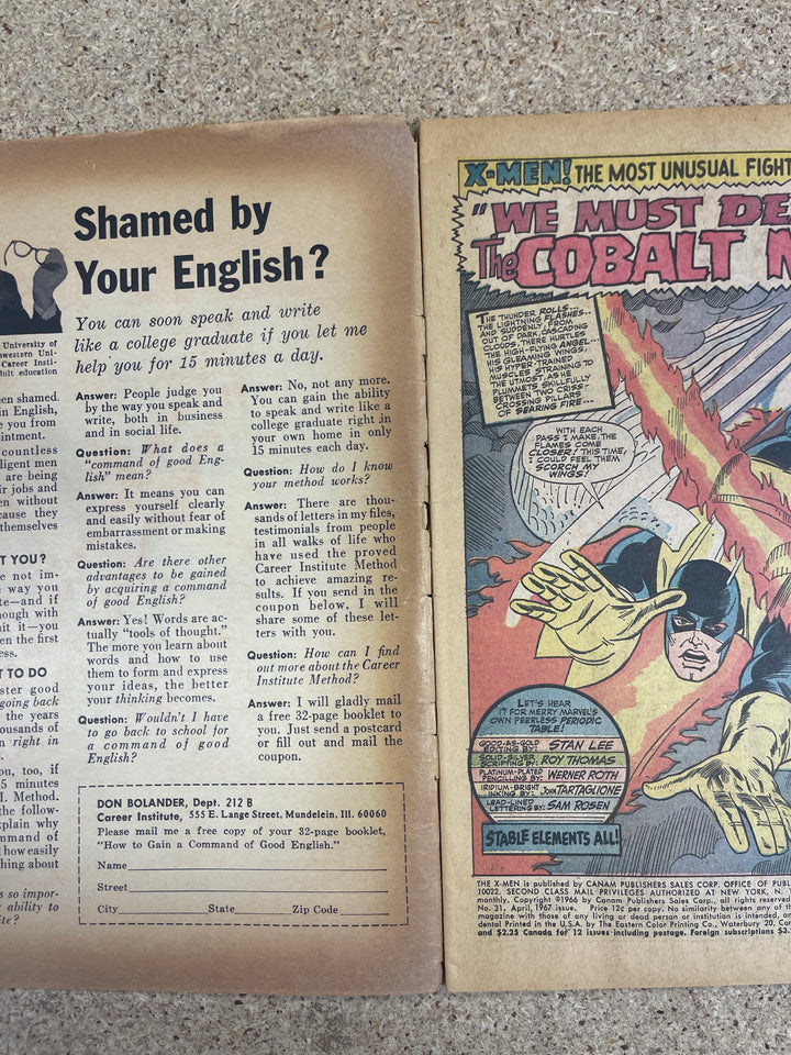 X-men #31 Cobalt Man