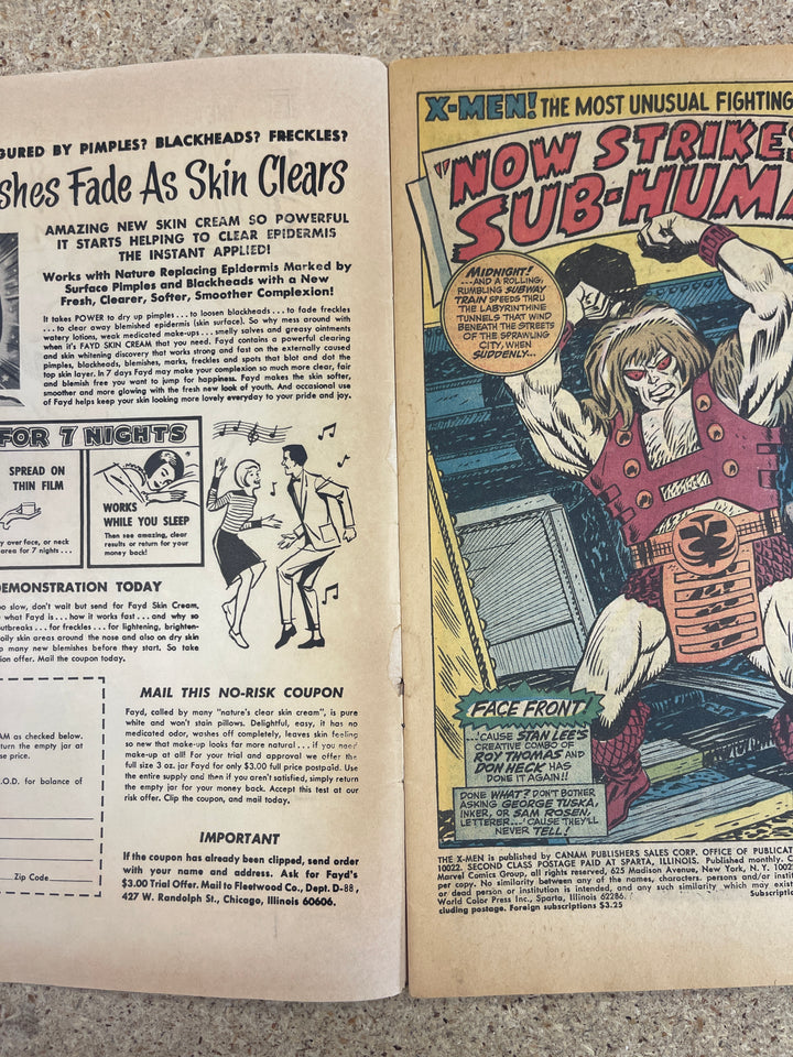 X-men #41 Loose Page