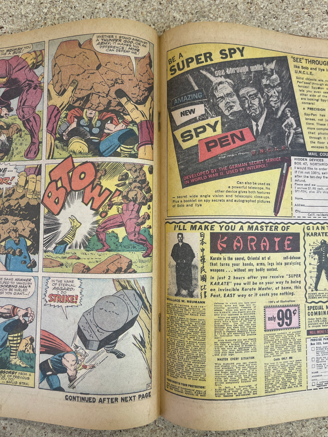 Thor #140 GD 1st Growing Man