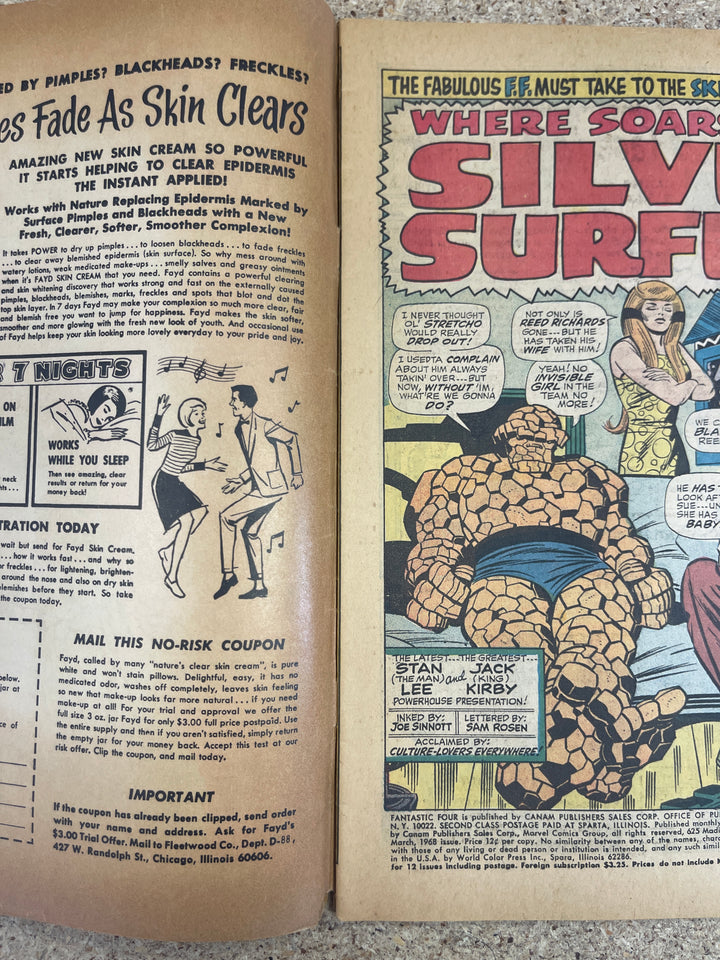 Fantastic Four  #72 Silver Surfer