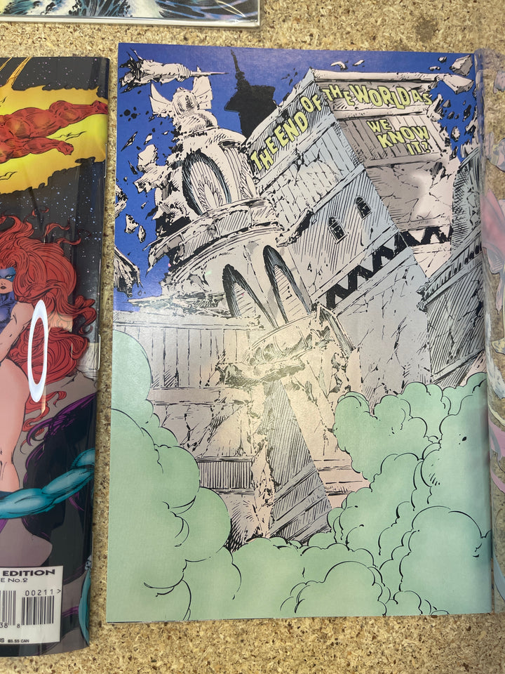 Fantastic Four Atlantis Rising #1-3 Complete Acetate Covers
