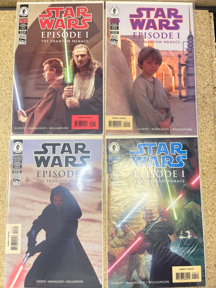 Star Wars Episode 1 The Phantom Menace #1-4  Complete + 2 Variants