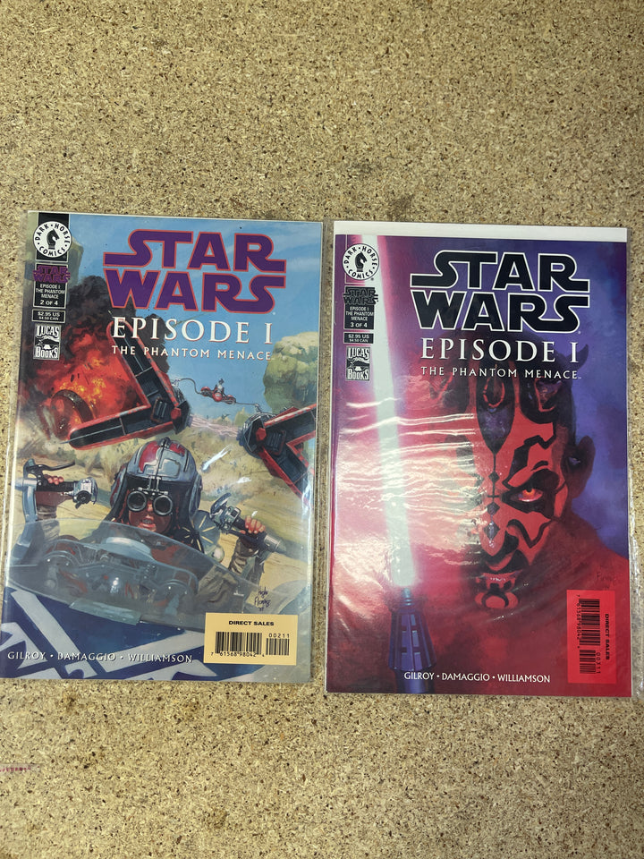 Star Wars Episode 1 The Phantom Menace #1-4  Complete + 2 Variants