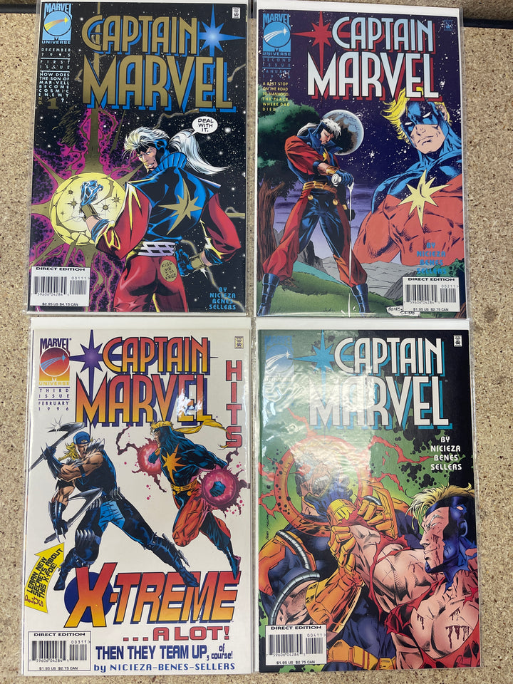Captain Marvel  #1-4  Complete 1995