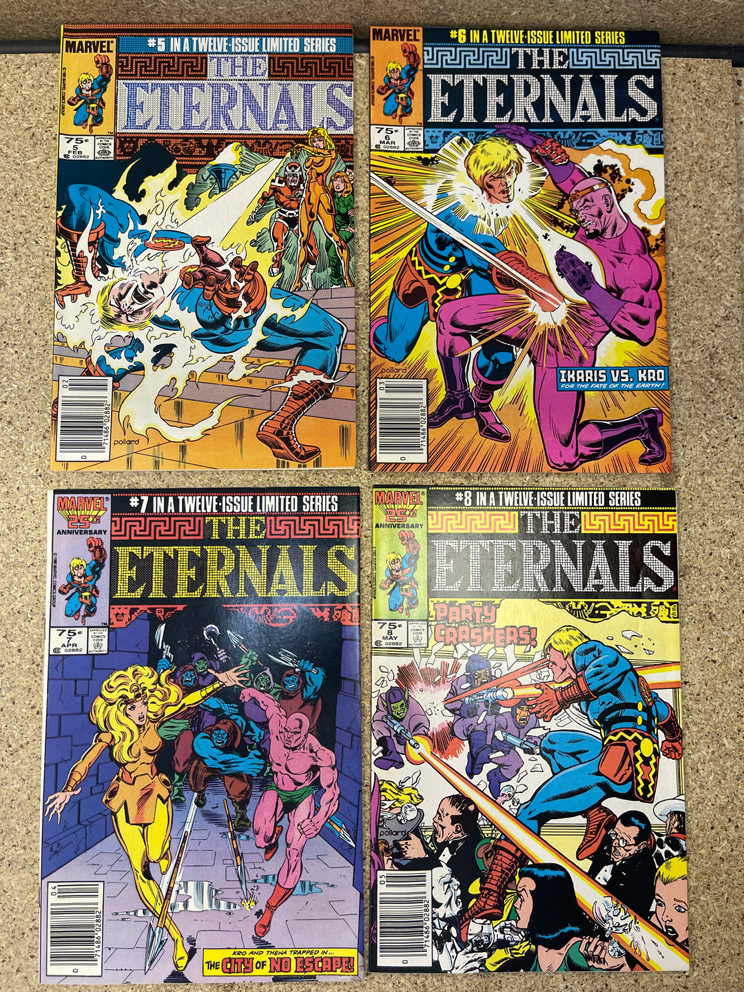 The Eternals  #1-12 Complete all newsstand