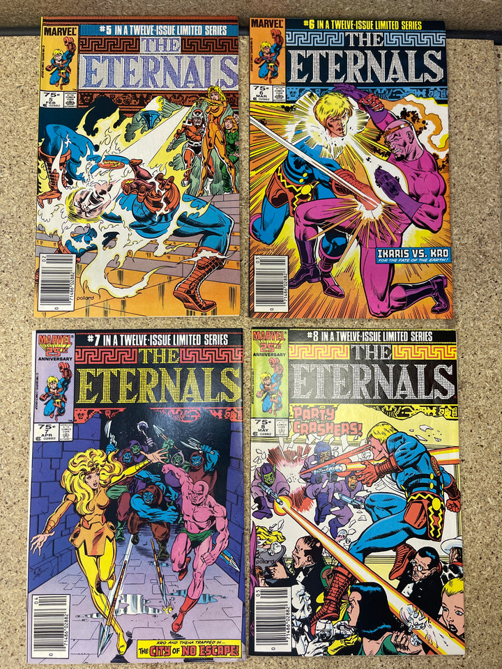 The Eternals  #1-12 Complete all newsstand