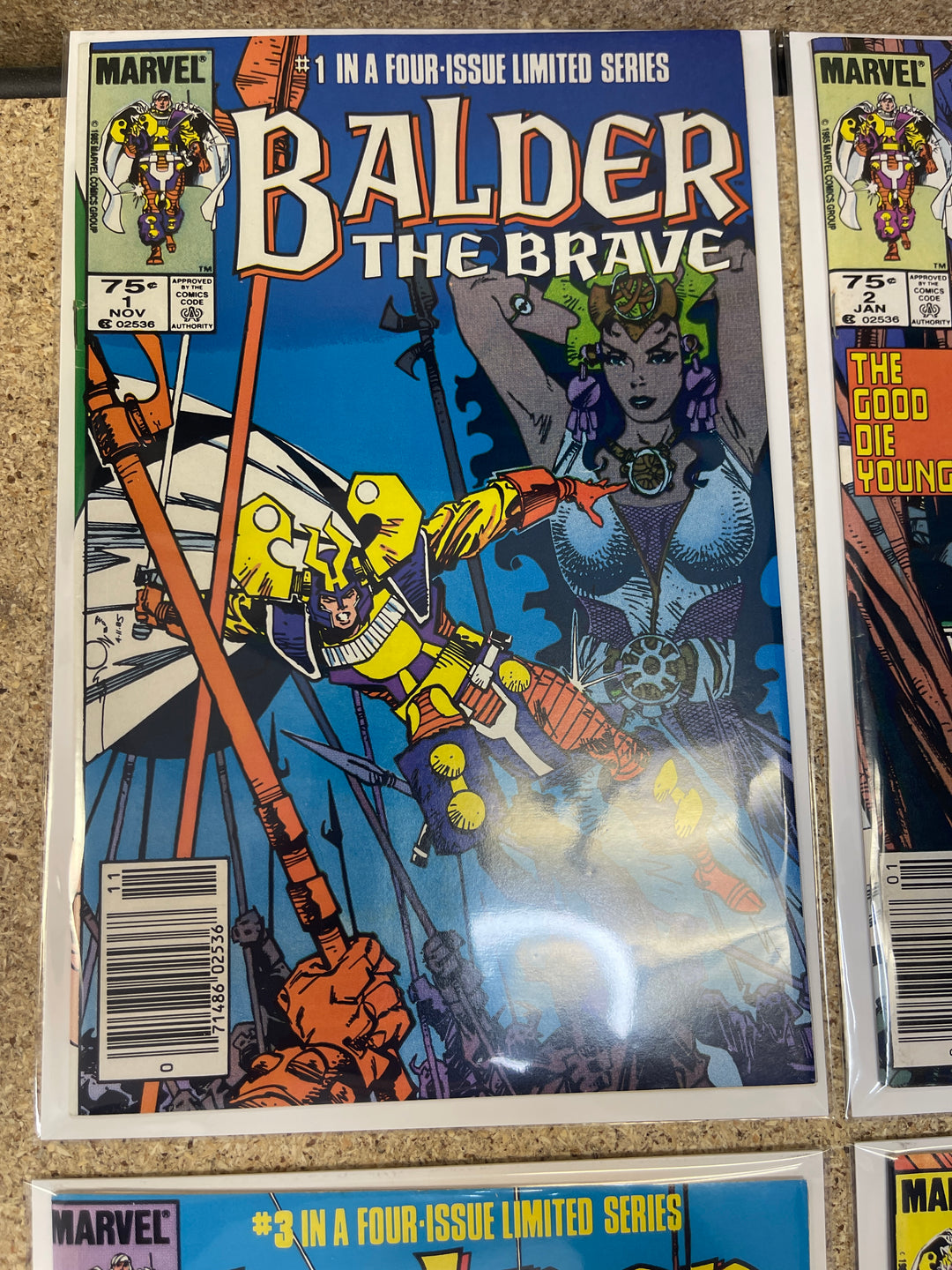 Balder The Brave #1-4 Complete Mini Series