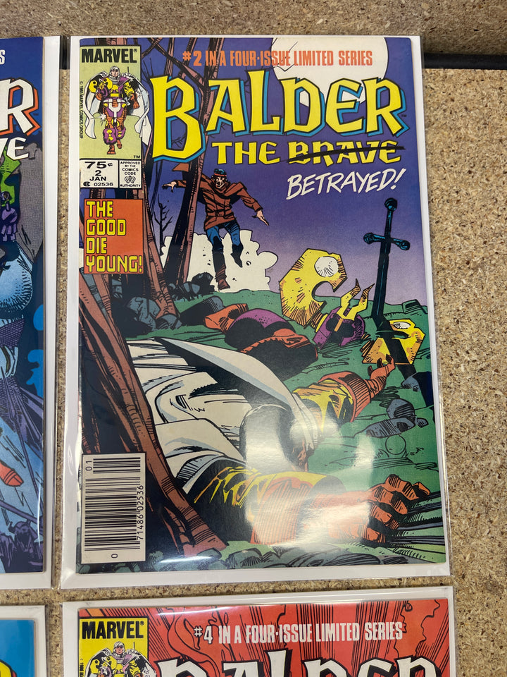 Balder The Brave #1-4 Complete Mini Series