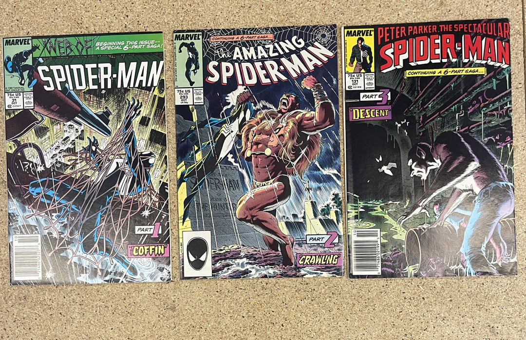 Kravens Last Hunt #1-6 Part 1-6 Web Spectacular Amazing issues