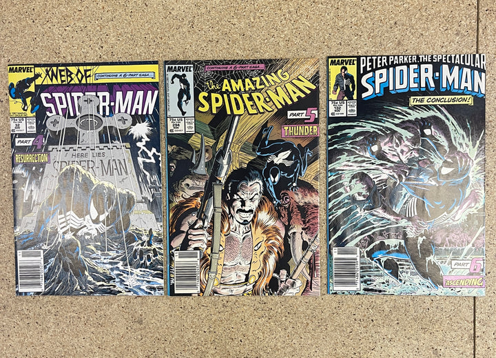 Kravens Last Hunt #1-6 Part 1-6 Web Spectacular Amazing issues