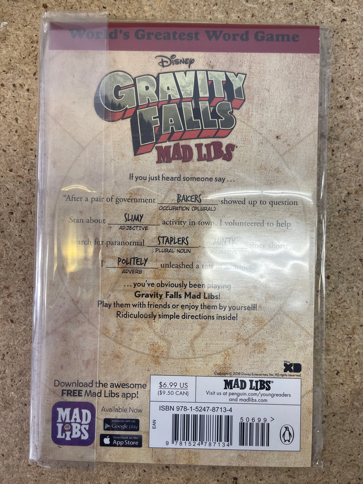 Gravity Falls Mad Libs
